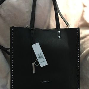 Calvin Klein Leather bag and small purse